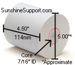 1-Ply 4.5 inch x 538' Gas Boy Paper 16 Rolls