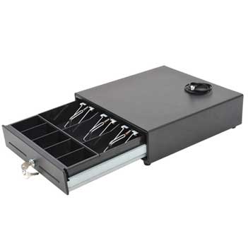 M-S Cash Drawer Star Black Super Compact