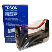 EPSON TM-U200D ERC-38 Black/Red Printer Ribbon