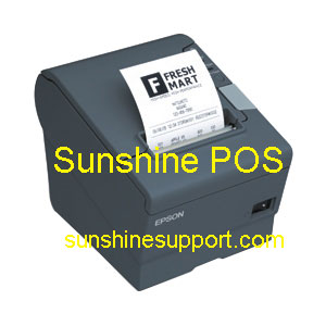 Epson TM-T88V Printer Thermal Serial USB Dark Gray Chinese