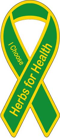 Herbs for Health Car Ribbon Magnet