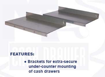 M-S J-423 Cash Drawer Under Counter Mount