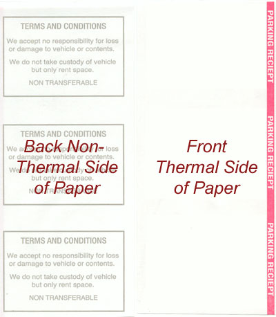 DIGITAL PAYMENT TECHNOLOGIES LUKE METER Thermal Parking Payment Paper 8 Rolls