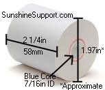 Star Thermal 2 1/4 (57mm) x 85' Paper Star Brand 12 Rolls 37965970