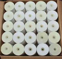 Receipt Paper Rolls 2-Ply 3 1/4 inch x 90' Paper 50 Rolls 610-100